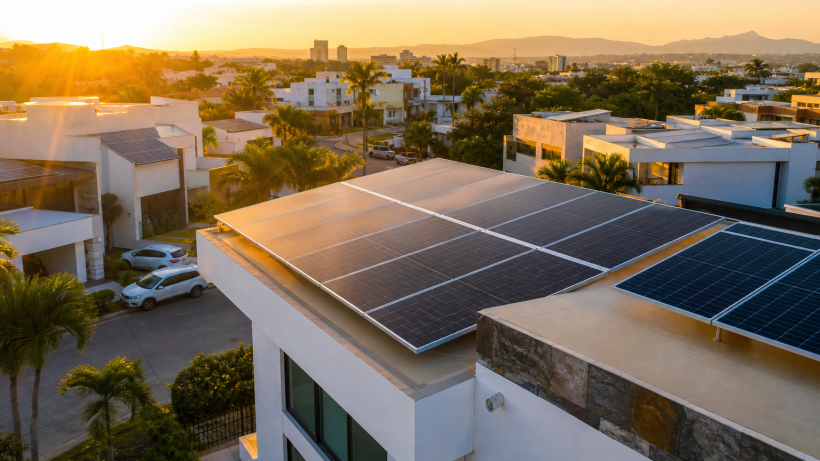 Generación distribuida México 2026 hogares y negocios con paneles solares Guadalajara