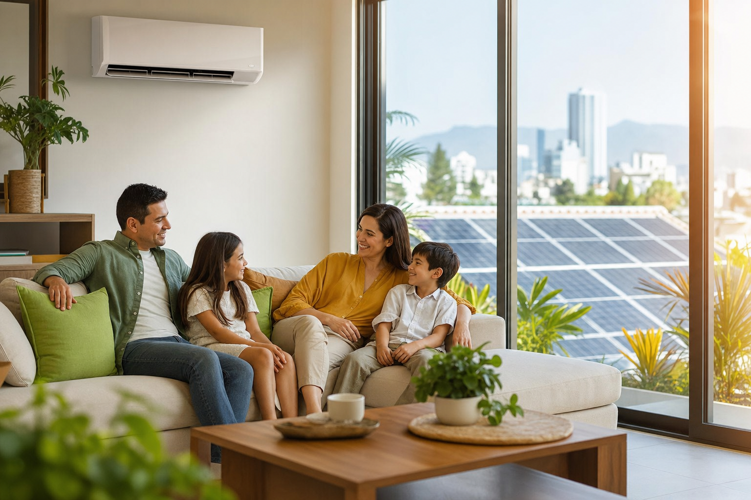 Hogar fresco con paneles solares Guadalajara ahorro CFE Energías Colmex