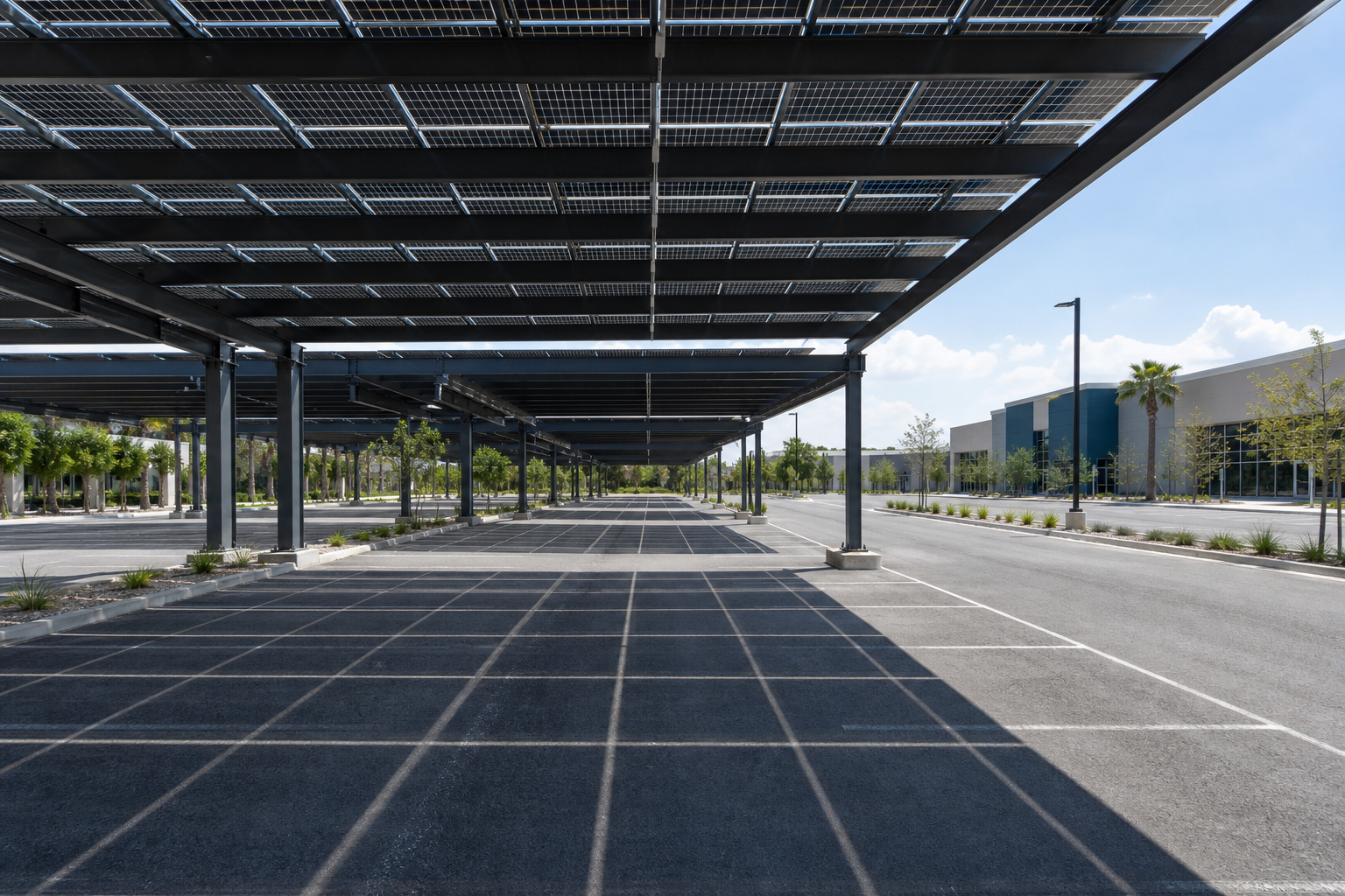 Entrega de array comercial finalizado por instalador Colmex