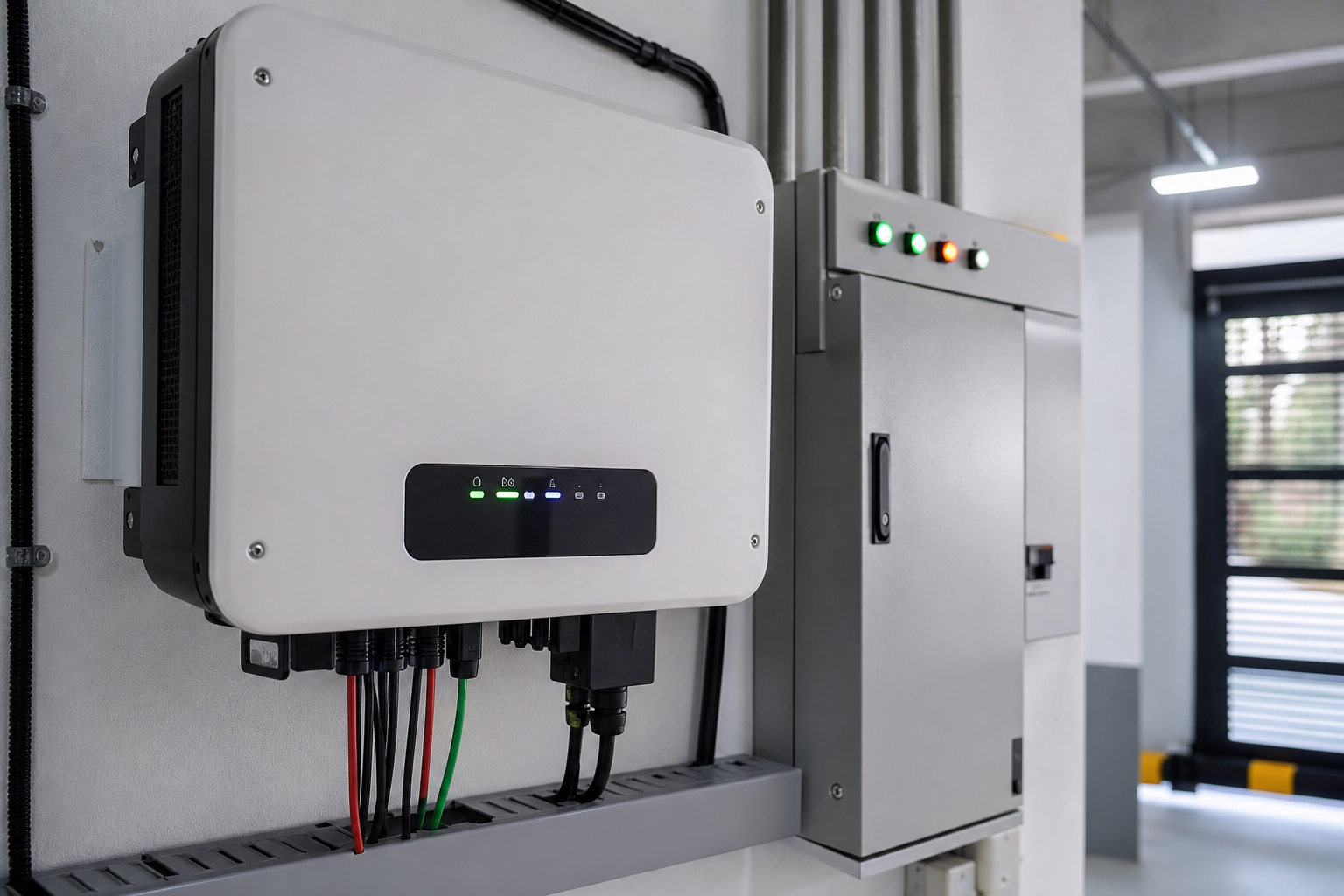 Sala eléctrica con inversores