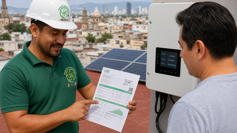 Tienes paneles y la factura no baja: El error al leer tu recibo CFE DAC con paneles solares este 2026